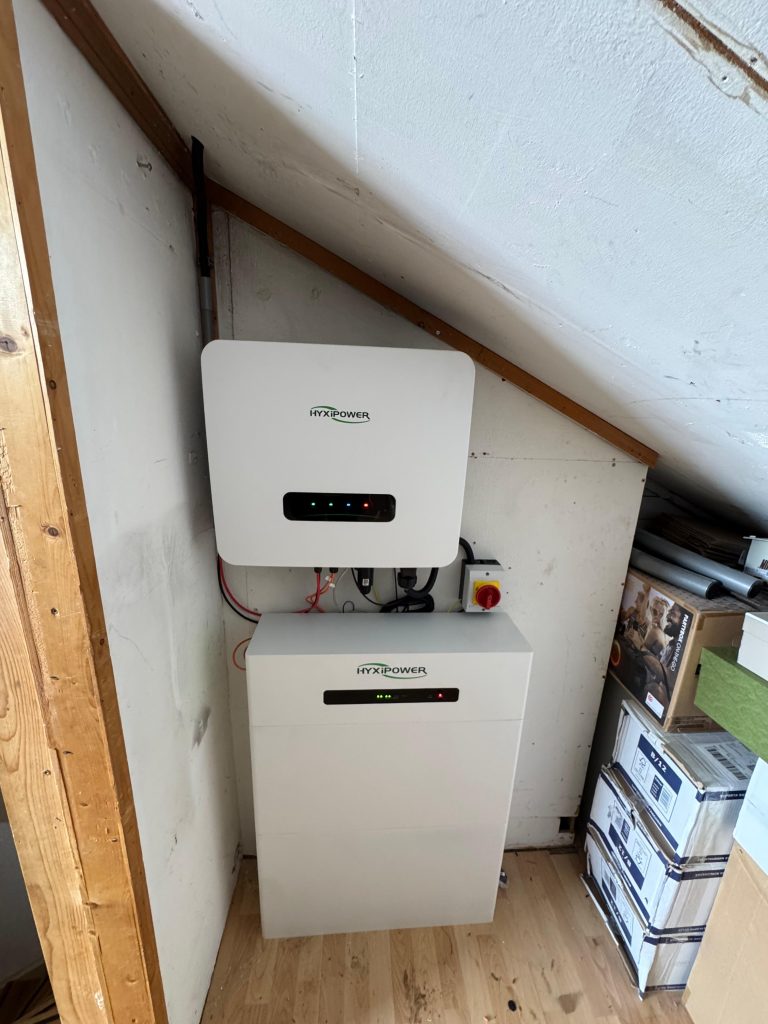 Thuisbatterij installatie met Hyxipower
