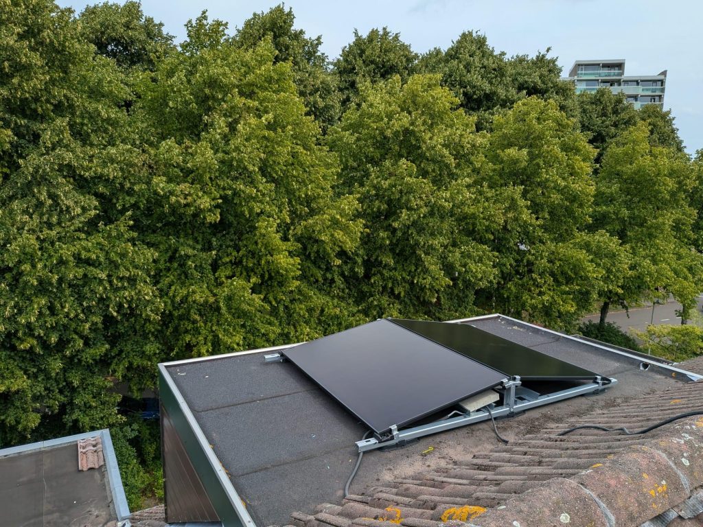 Hoekopstelling zonnepanelen